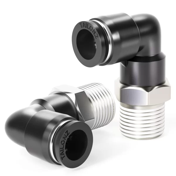 Conector Neumatico Fitting Angulo 1/4