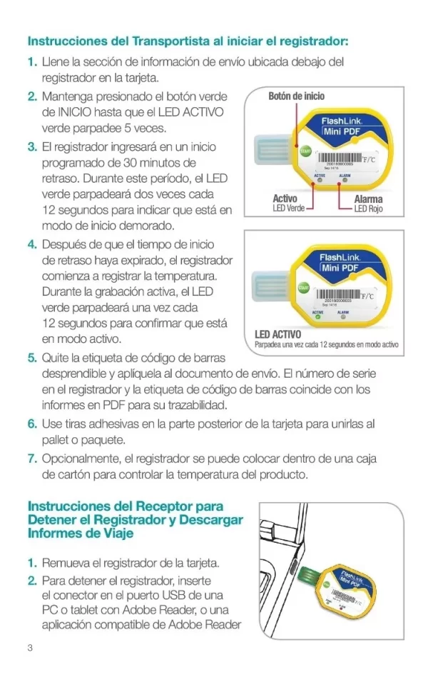 Deltatrak 31010 Registrador Temperatura Usb Pdf.