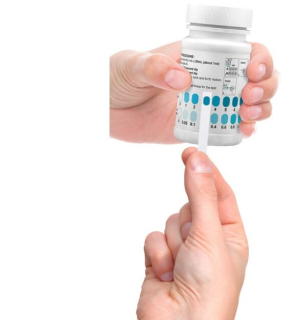 Tiras Reactivas Cloro Libre Sensafe®480002 Doble Rango 0-7/1.2 Ppm