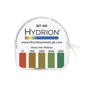 Tiras Reactivas de Amonio Cuaternario 0-500 ppm