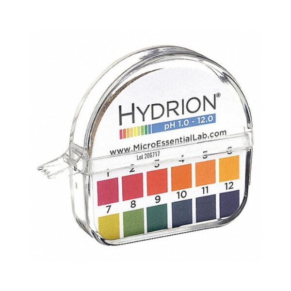 Tiras Reactivas de pH rango 1-12 ppm